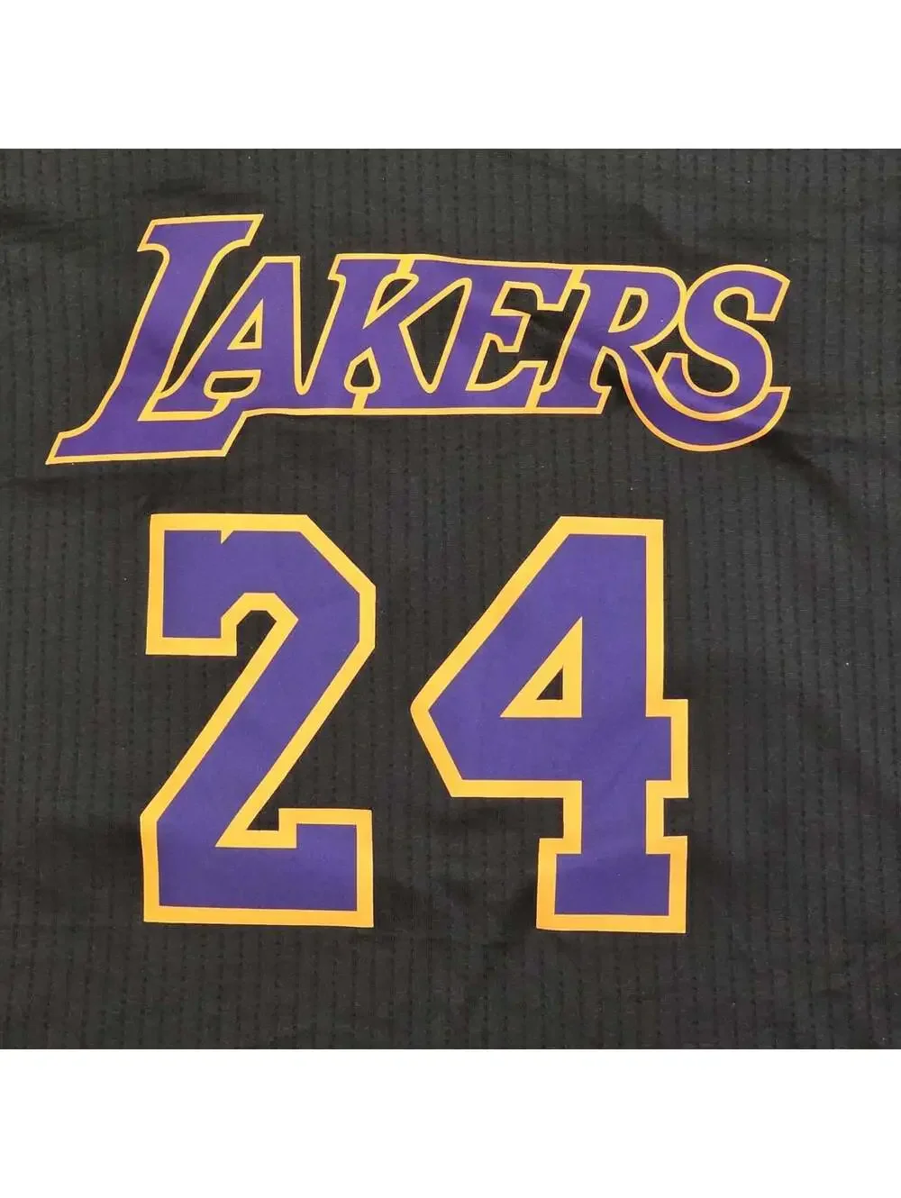 Kobe Bryant Hollywood Nights Lakers Adidas black sleeve Jersey Medium mamba NWOT